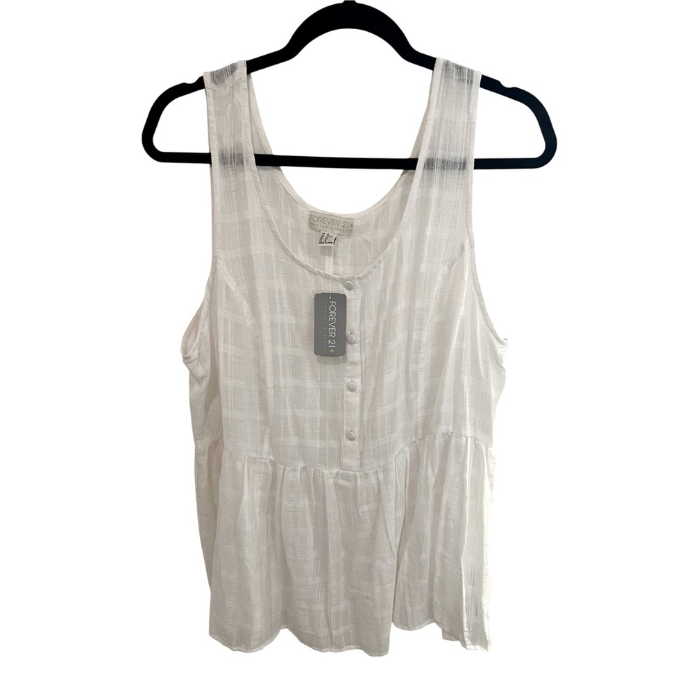 Forever 21 White Woven Top✨